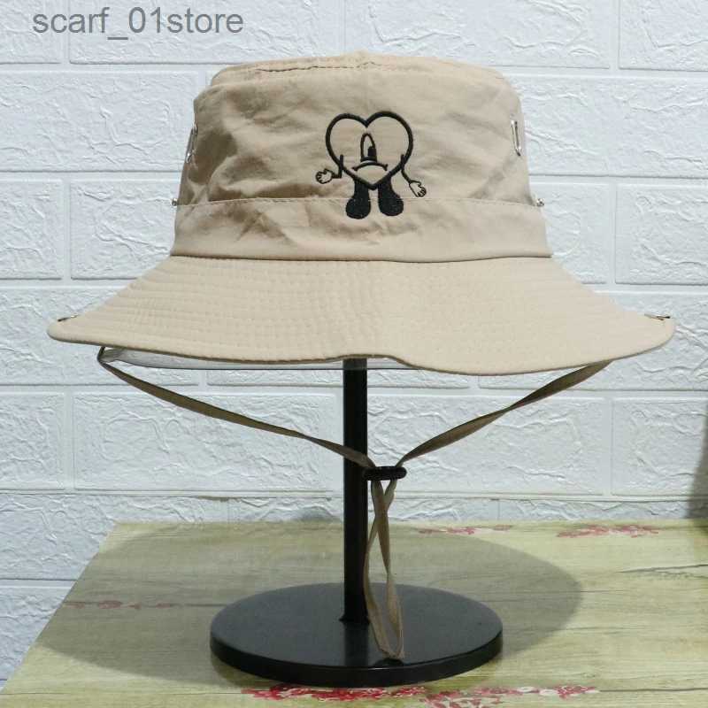 Wide Brim Hats Bucket Hats 2023 Fishing Fisherman Hats UN VERANO SIN TI Bucket Hat for Men Woman Outdoor C Wide Brim Summer Hiking Camping HatL231216