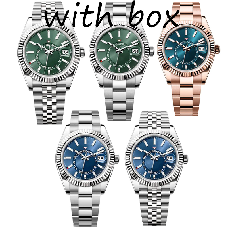 Luxury watch 42MM men's automatic watch all stainless steel Luminous women's watch classic watch for lovers folding buckle waterproof Dhgate