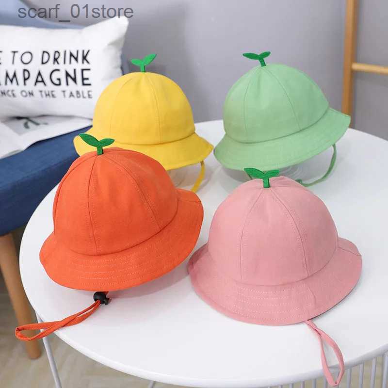 Wide Brim Hats Bucket Hats Cartoon Little Grass Bucket Hat Panama Fisherman C Cute little grass Hat Man Women Bob Outdoor Sun Hats Casual CsL231216