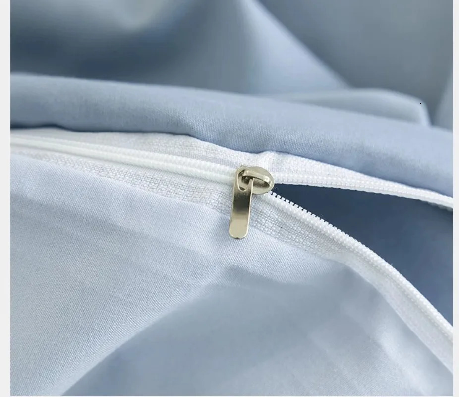 Bedding sets Bedding Set Queen King Size Home Textile Solid Color Duvet Cover Pillow Case Bed Sheet Bedroom Set AB Side Quilt Cover Bed Linen 231215