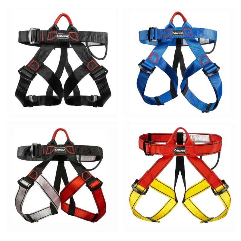 Carabiners Half Body Safety Rock Climbing harness belt Tree Climbing Rappelling Equip Tree Harness Climbing Kit Men Fall Protection 231215