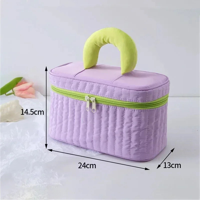 Cosmetic Bags Case Makeup Bag Travel Pouch Mini Triangle Toiletries Box Organizer with Zipper Kawaii Beauty Case Organizador 231216
