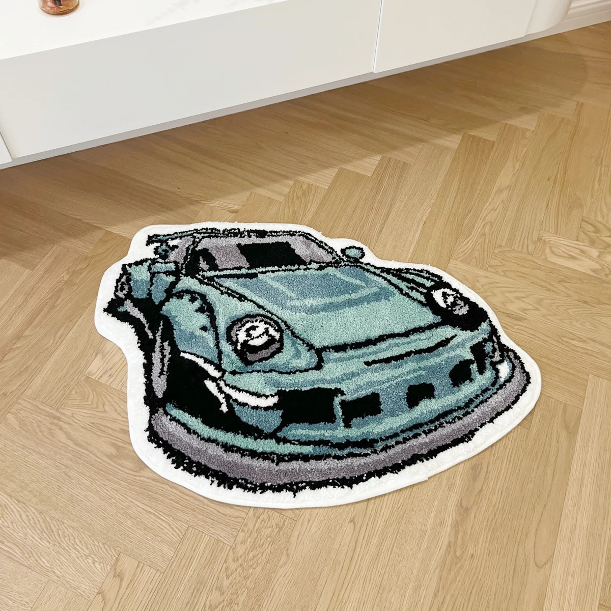 Carpet LAKEA Enthusiast Racing Car Shaped Tufting Rug Soft Tufted An-slip Floormat Sofa Feet Mat Carpet Entrance Doormats Absorbent 231215