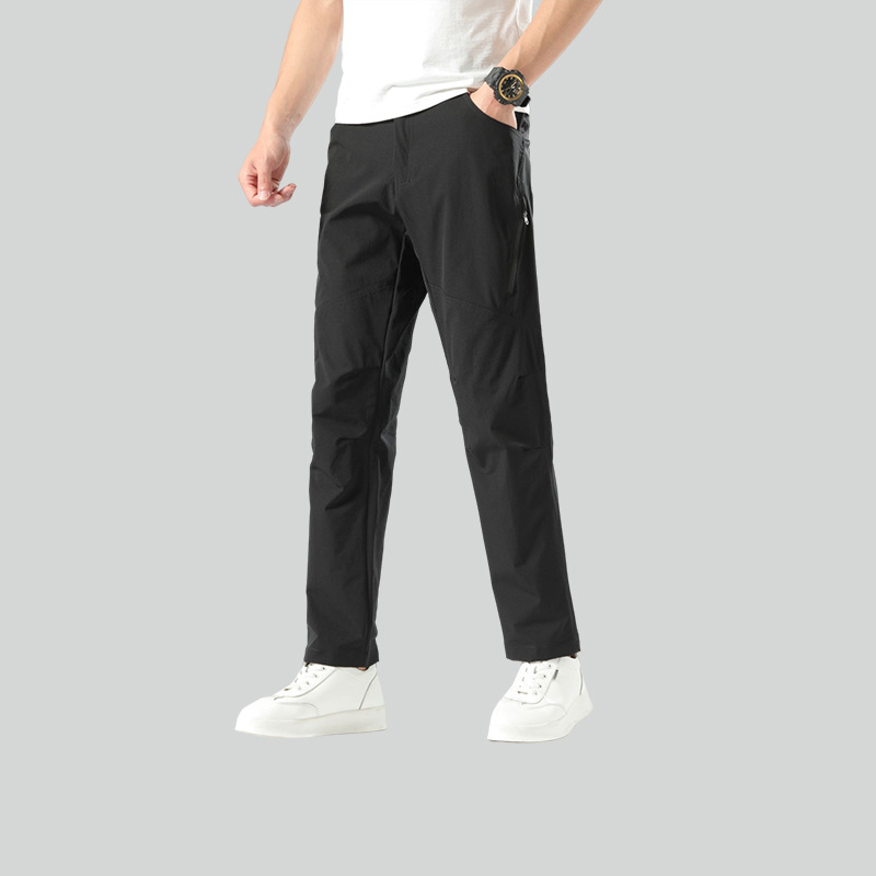 LL Men's Pants Sweatpant Quick Dry Breathable Pants Spring Sports Trouser Elastic Waist Straight Wide Joggers Running Tracksuit Men