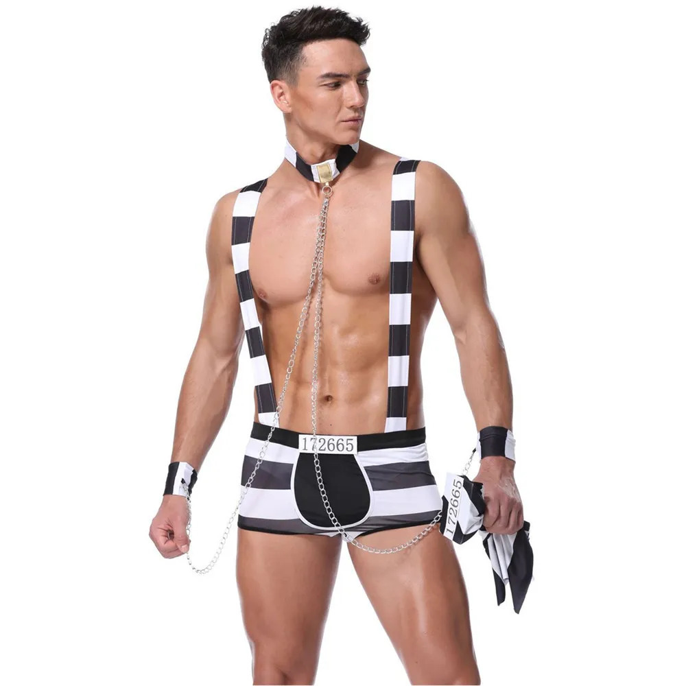 Sexy Male Underwear Men Erotic Uniforms Waiter Doctor Roleplay Porn Costumes Nightclub Outfit Husband Date Lingerie Set 240110