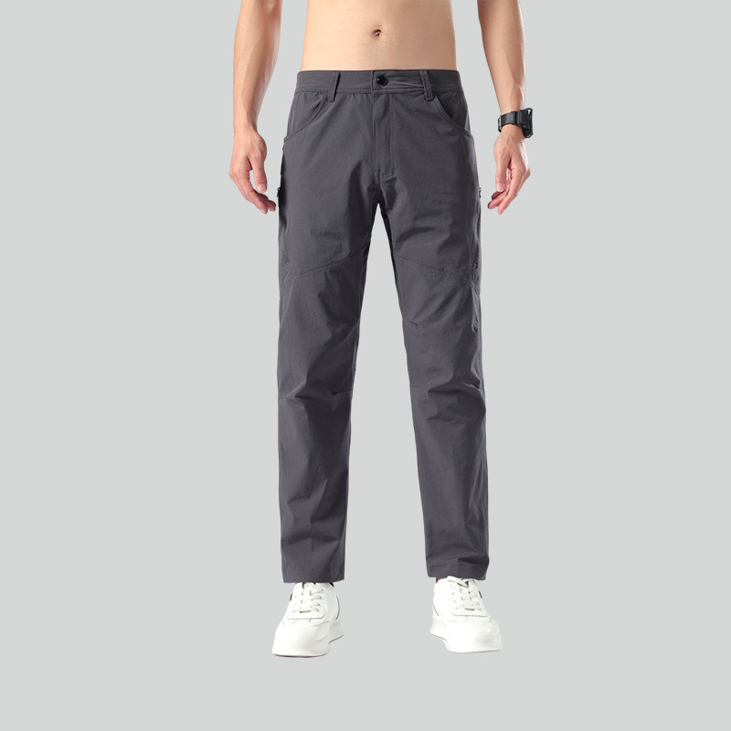 LL Men's Pants Sweatpant Quick Dry Breathable Pants Spring Sports Trouser Elastic Waist Straight Wide Joggers Running Tracksuit Men