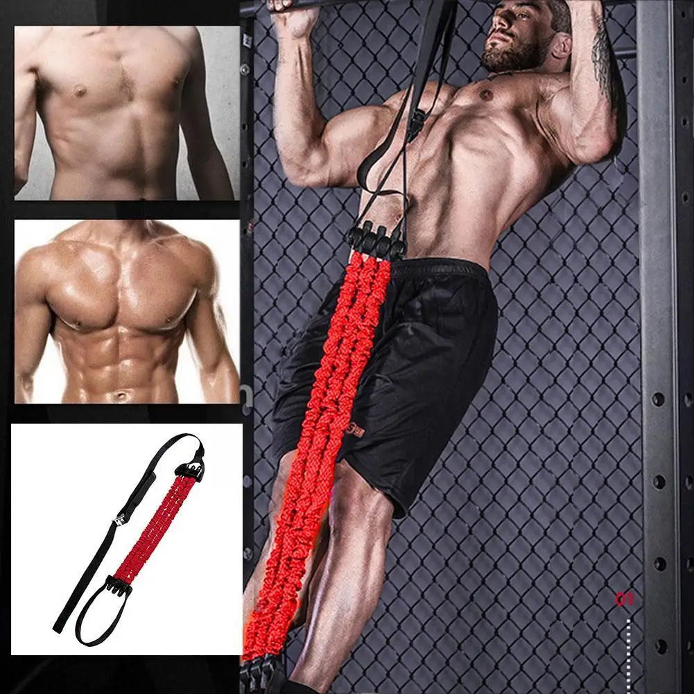 Bungee Pullup Assist Band Elastic Chin Up Assistance Resistance Belt Bands Bar Gym Hanging Muscle Horizontal Arm Training Home Y9t8 231216