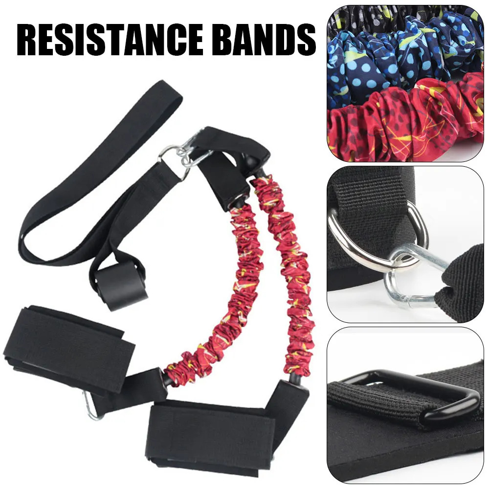 Bungee Booty Training Resistance Band Leg Hip Power Strengthen Pull Rope Belt System Cable Machine Gym Home Workout Fitness Equipment 231216