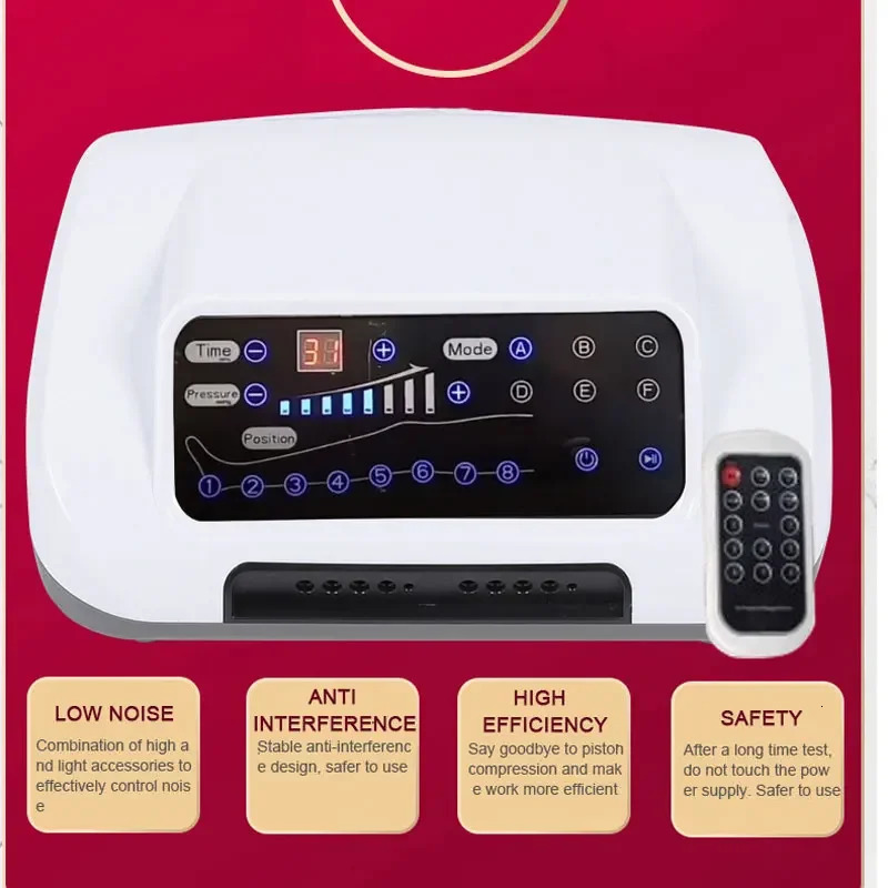 Foot Massager Breathable Promote Blood Circulation Relieve Pain Wraps Arm Waist Leg Paralysis Restorer Electric Air Compression 231216