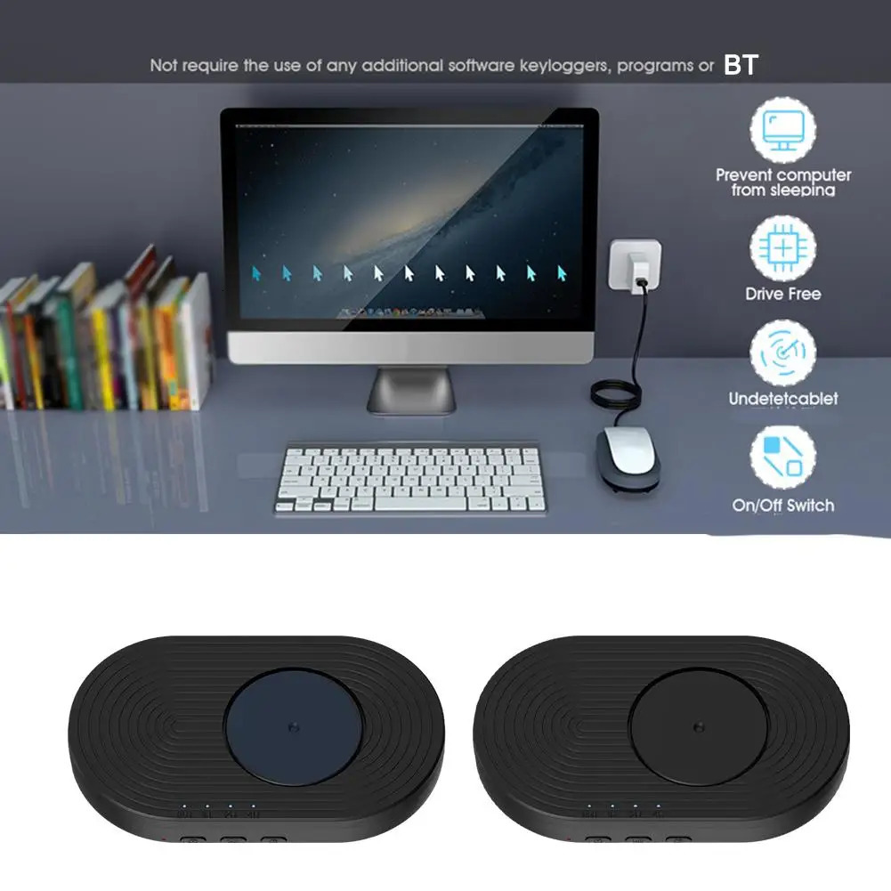Mice Mouse Mover Movement Simulator With ON Off Switch And USB Port Driver Free Simulation 231216