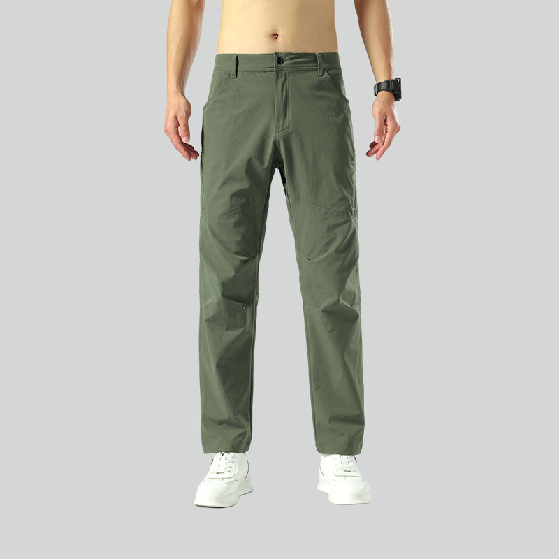 LL Men's Pants Sweatpant Quick Dry Breathable Pants Spring Sports Trouser Elastic Waist Straight Wide Joggers Running Tracksuit Men