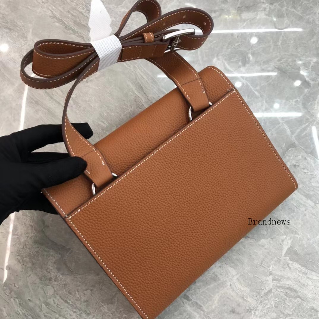 Genuine Crossbody Bag For Men & Women - T Leather Designer Clutch, Black, Grey, Brown, White