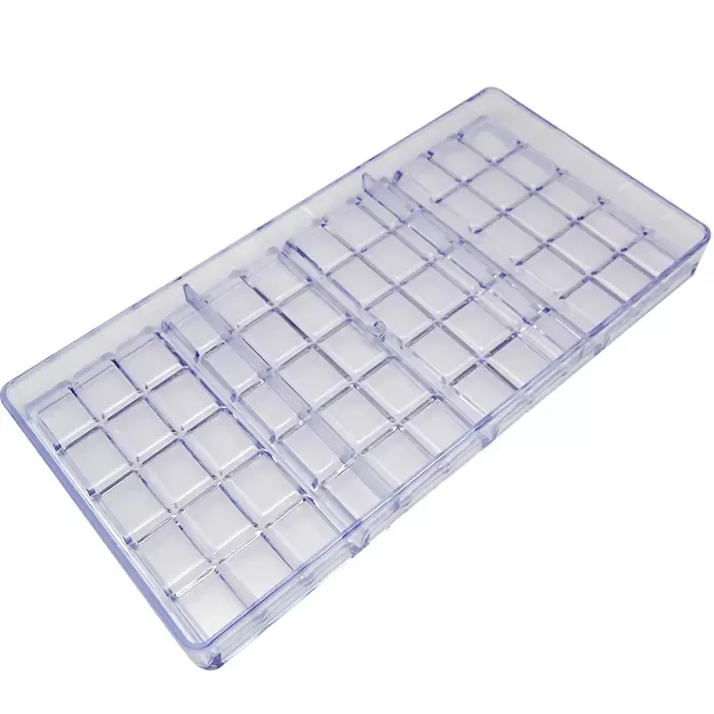 Polycarbonate Chocolate Moulds Chocolates Bar Mold Tray Baking Pastry Bakery Tools Forms For Chocolate Candy Mould Moldes De Chocolate De Policarbonat