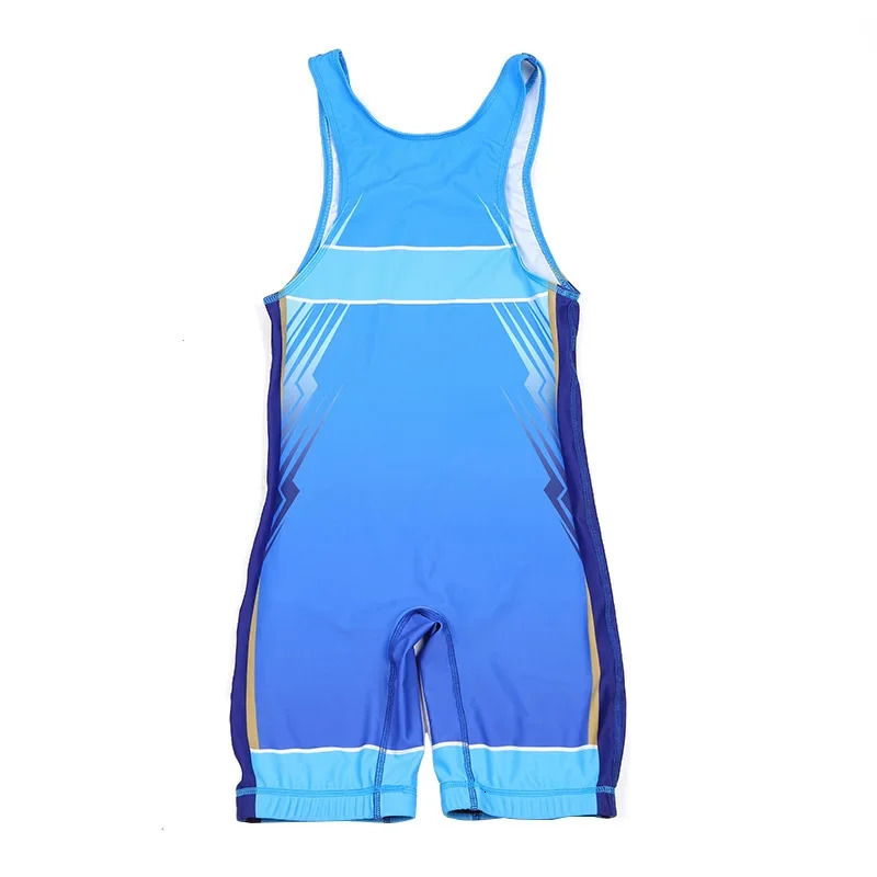 Print Wrestling Suit Freestyle Competition Training Wrestling Suit Adult Nylon High Stretch Wrestling RUS 231216