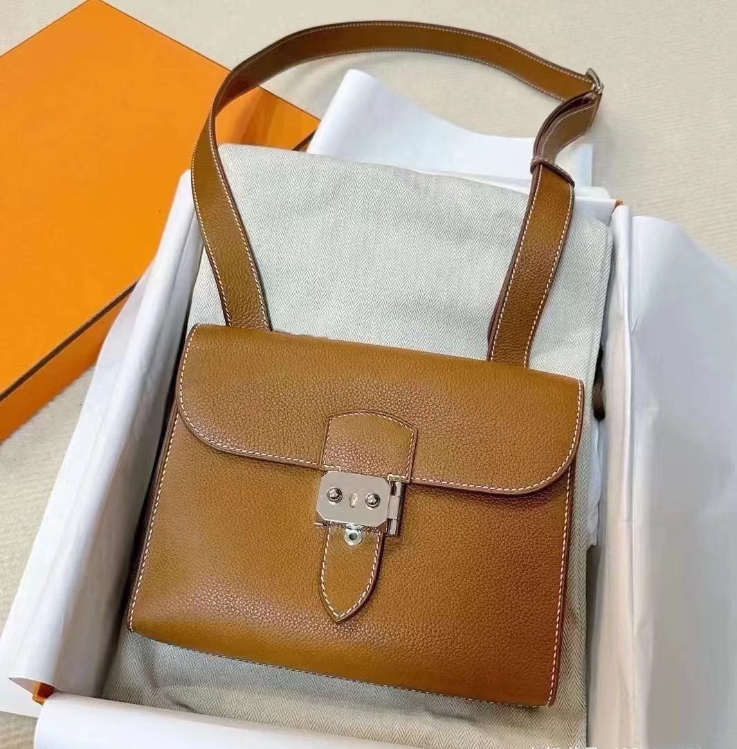 Genuine Crossbody Bag For Men & Women - T Leather Designer Clutch, Black, Grey, Brown, White
