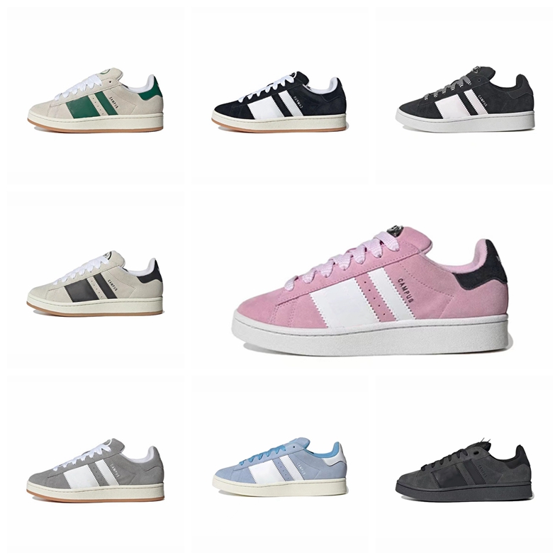 2024 00s Suede Sneakers shoes Black White Pink Grey Dark Green Cloud Ambient Sky Semi Lucid Blue luxurys mens casual sneaker womens trainers casual shoes