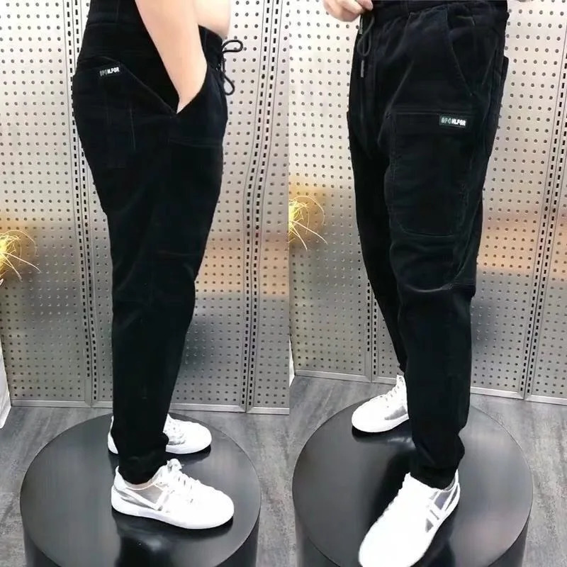 Mens Pants Autumn Joggers Sweatpants Men Casual Cargo Trousers Male Multipocket Cotton Track Fashion Solid 231218