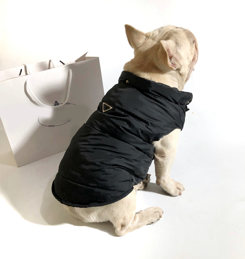 Dog Clothes Apparels Designer Dog Winter Coat Warm Waterproof Windproof Pet Vest Cold Weather Puppy Jacket with Hats for Small Medium Large 002