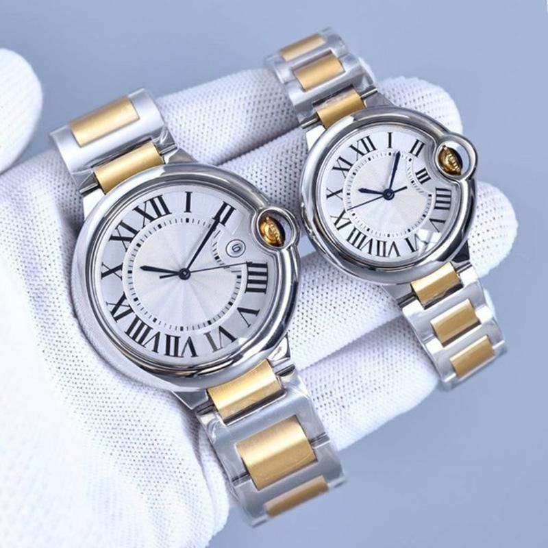 NEW Wristwatches new Menwatch Automatic Round Gold Quartz Stainless Steel Super Luminous Women Waterproof Watch Designer Watches