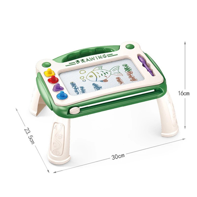 Intelligence toys Children Magnetic Drawing Board Erasable Colorful WordPad Cartoon Painting Graffiti Art Educational Kids Toy Birthday Gift 231218