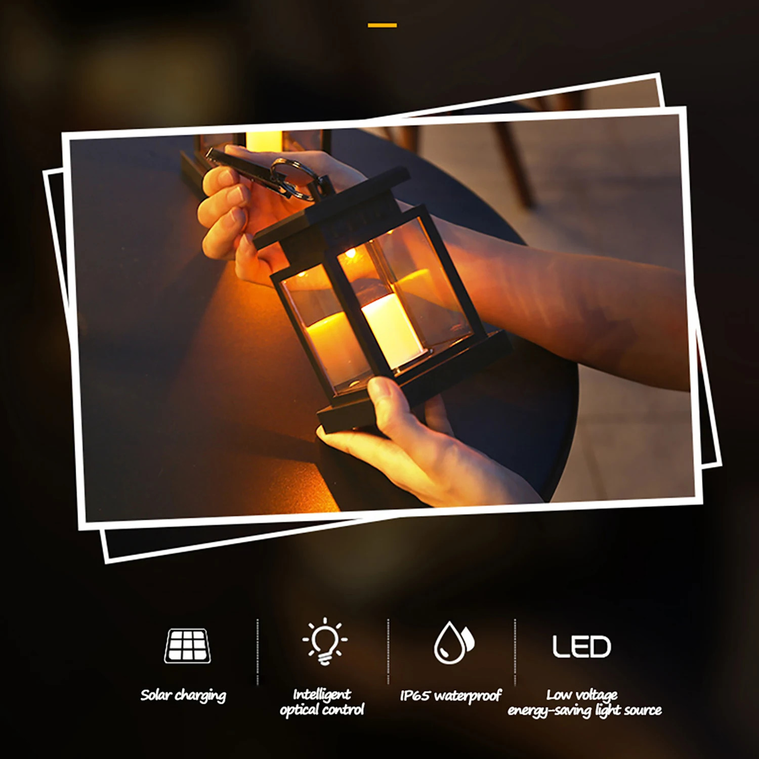 Garden Decorations LED Solar Lights Candle Lantern Outdoor Lamp With Hook Landscape Lighting Floor Waterproof Christma 231216
