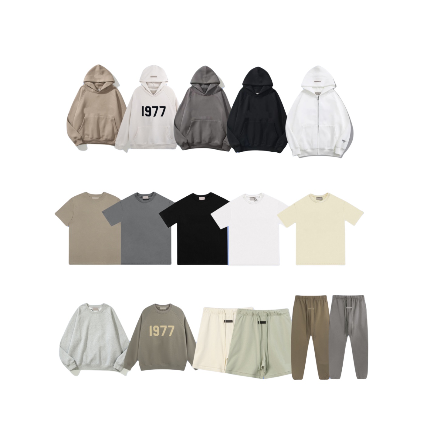 essentialhoody hoodie essentialls pants mens tracksuits essentialsss essentialshirts pullover sweatshirts 1977 loose long sleeve hooded jumper Luxury Hoody