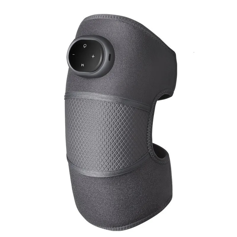 Leg Massagers Heated Knee Massager Shoulder Brace Adjustable Vibrations And Heating Modes Heating Pad For Knee Elbow Shoulder Relax Legs 231218