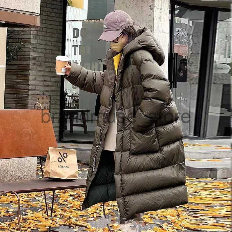 Women's Down Parkas Janveny Fashion Thickness Puffer Coat Women Oversize Winter White Duck Down Jacket Ladies Puffy Warm Snow Parkas Female Outwe