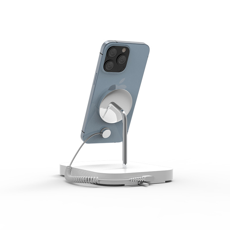 6Pcs/Lot Mobile Phone Security Anti-Theft Alarm Display Stand For All Brand Phone With Wireless Charging Function