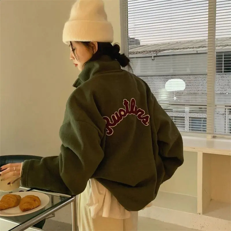 Womens Hoodies Sweatshirts BEENLE Woman Pullover Winter Autumn Sweater Fleece K Print Long Sleeve Sweatshirt Loose Street Style Y2K Jacket Women Cloth