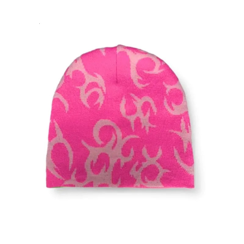 Beanie Skull Caps Fashion Net Red Wool Acrylic Pullover Hat INS Y2K Hip hop Grunge Beanie Funny street Men Women Cap Casual Skullies Outdoor 231219