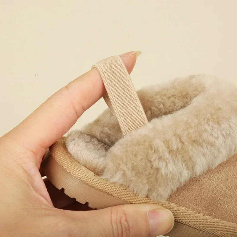 Flat shoes Girls' Walking Shoes Baby and Children's Baby Shoes Plush Cotton Slippers Winter Style Children's Plush Shoes Boys' Sho