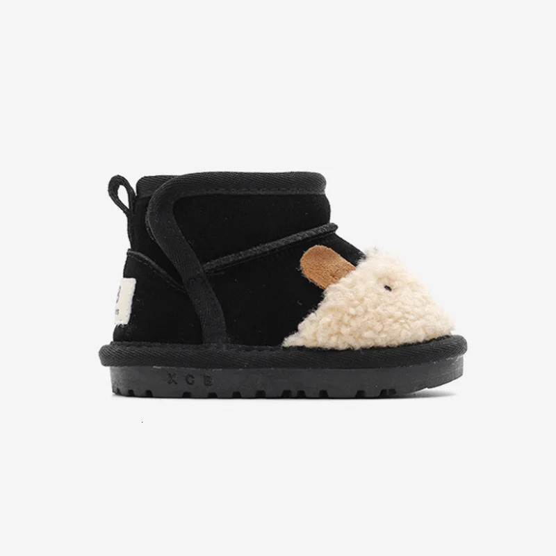 Boots Baby Snow Boots Cartoon Animal Warm Plush Cute Kids Shoes Soft Sole Fashion Toddler Girls Boys Boots 231219