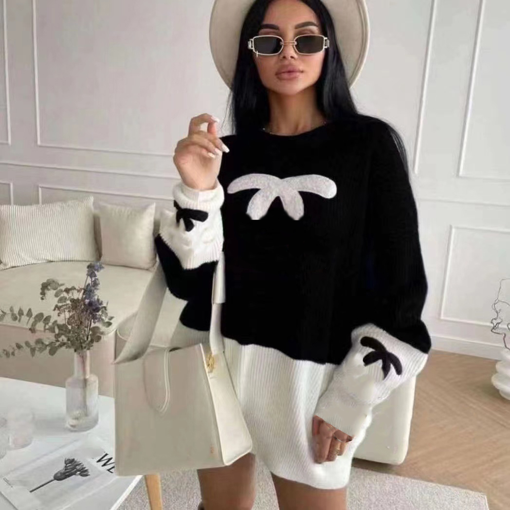Designer Sweater Pullover Embroidered Printed Sweater Knitted Classic Knitted Autumn/Winter Warm Pullover Womens Design Pullover