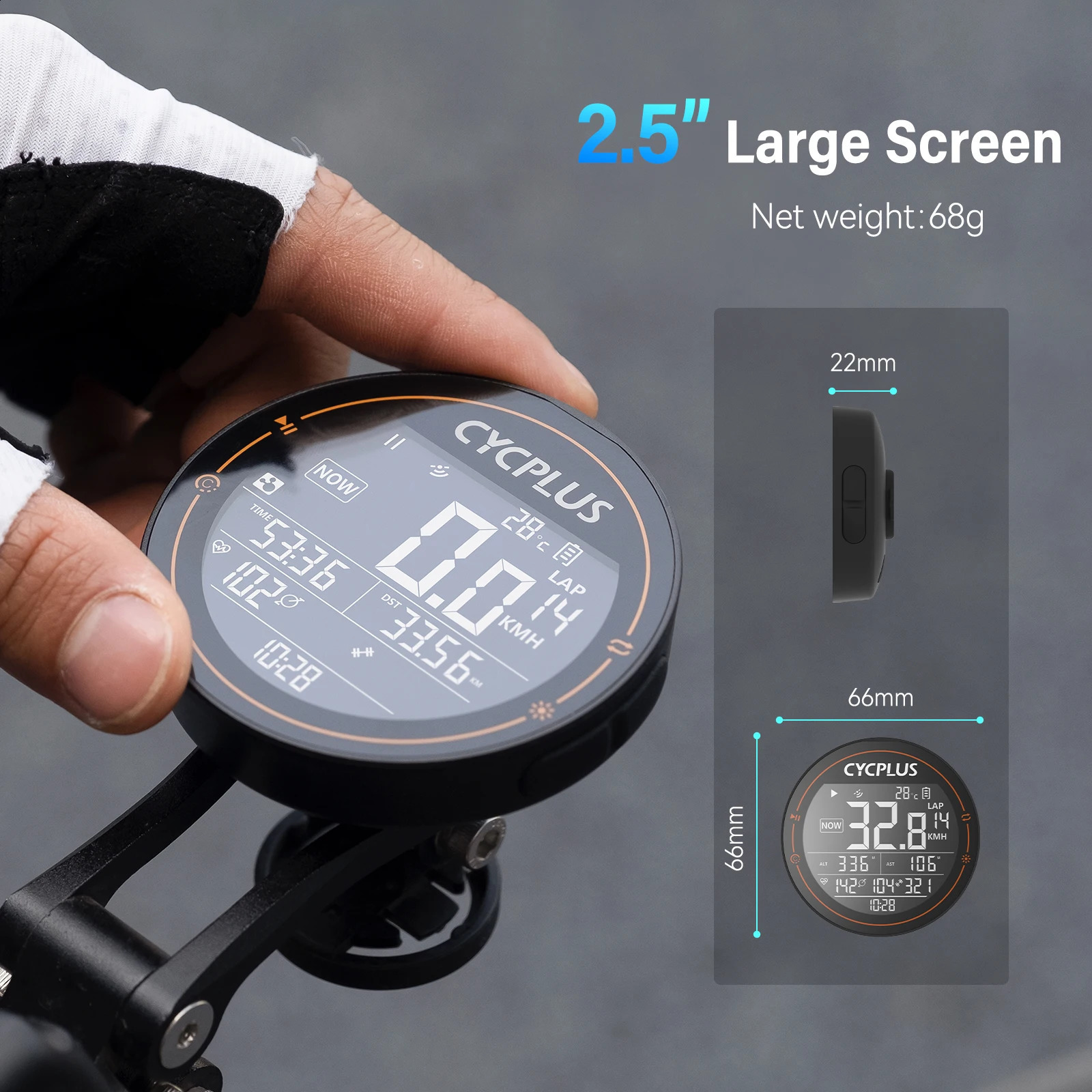 Bike Computers CYCPLUS M2 GPS Bicycle Computer Cycling Speedometer Bike Accessories Speed Odometer Waterproof Bluetooth ANT for Road Bike MTB 231218