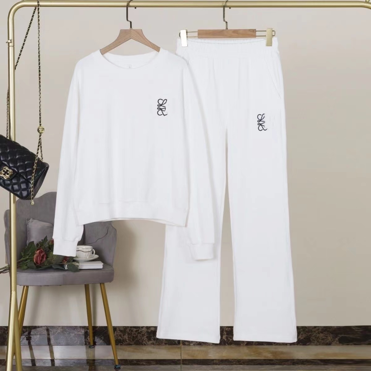 New Plus Size Two Piece woman Tracksuits Set Top and Pants Women Clothes Casual Outfit Sports Suit jogging suits Sweatsuits Jumpsuits