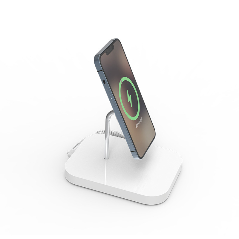 Mobile Phone Security Anti-Theft Alarm Display Stand For All Brand Phone With Wireless Charging Function