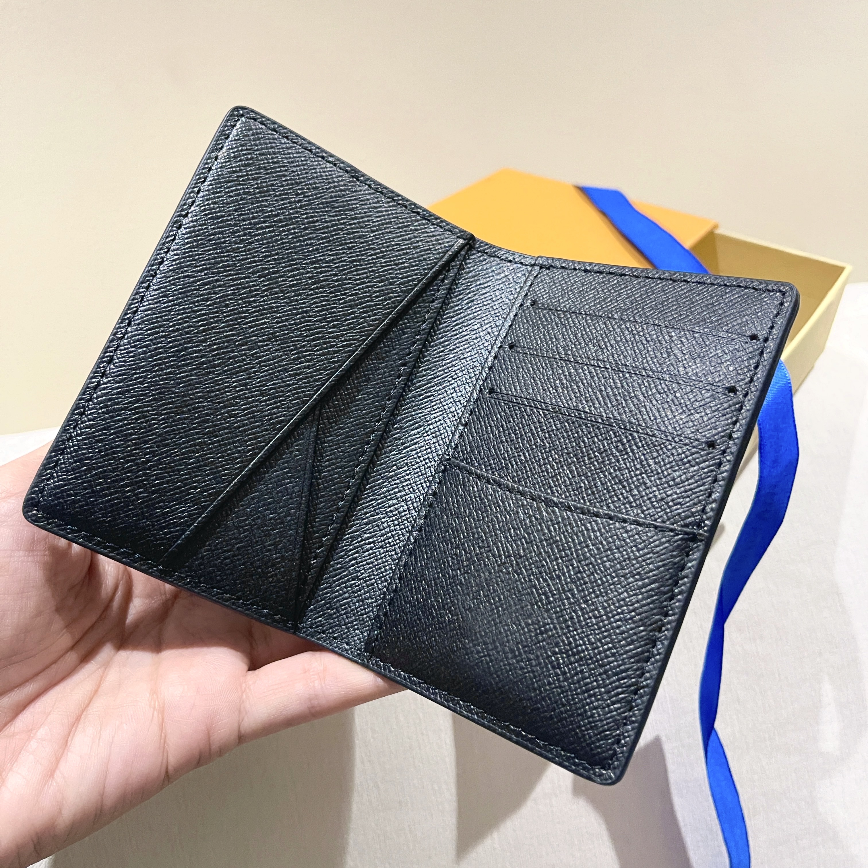 Designer wallet card holder mini key pouch women keychain card wallet fashion compact coin purse short cardholder mens porte carte PRPU dicky0750 porte