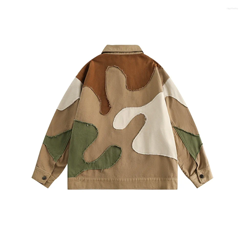 Men's Jackets Patchwork Varsity Jacket Unisex Mens Letterman For Men 2023 Cotton Vintage Colored