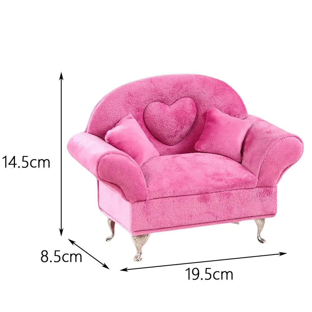 Jewelry Boxes Cute Sofa Couch Jewelry Box Earring Ring Neckalce Storage Showcase Holder Organizer Women Jewelry Case for Table Decoration 231218