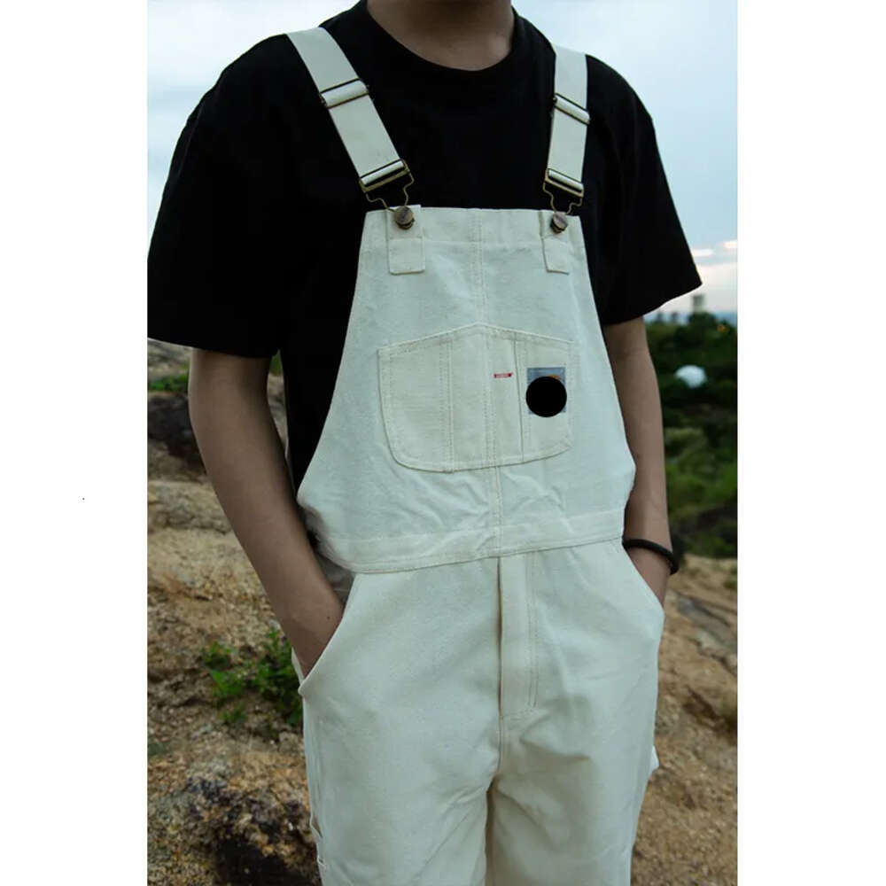 Lys Designer Jeans Top Quality Autumn/winter Workwear Denim Overalls Loose Couple Casual Straight Leg Pants for Men and Women