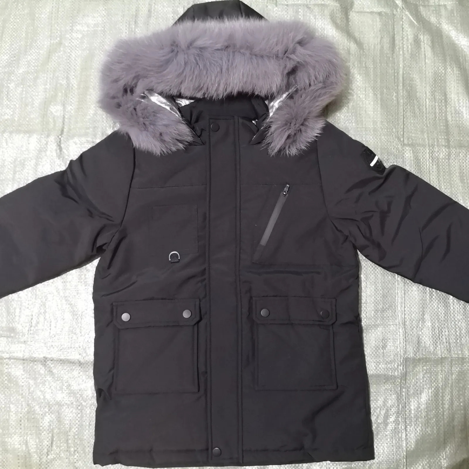Down Coat Children Winter Jacket Boy toddler girl clothes Thick Warm Hooded faux fur Kids Parka spring Teen clothing Outerwear 231218