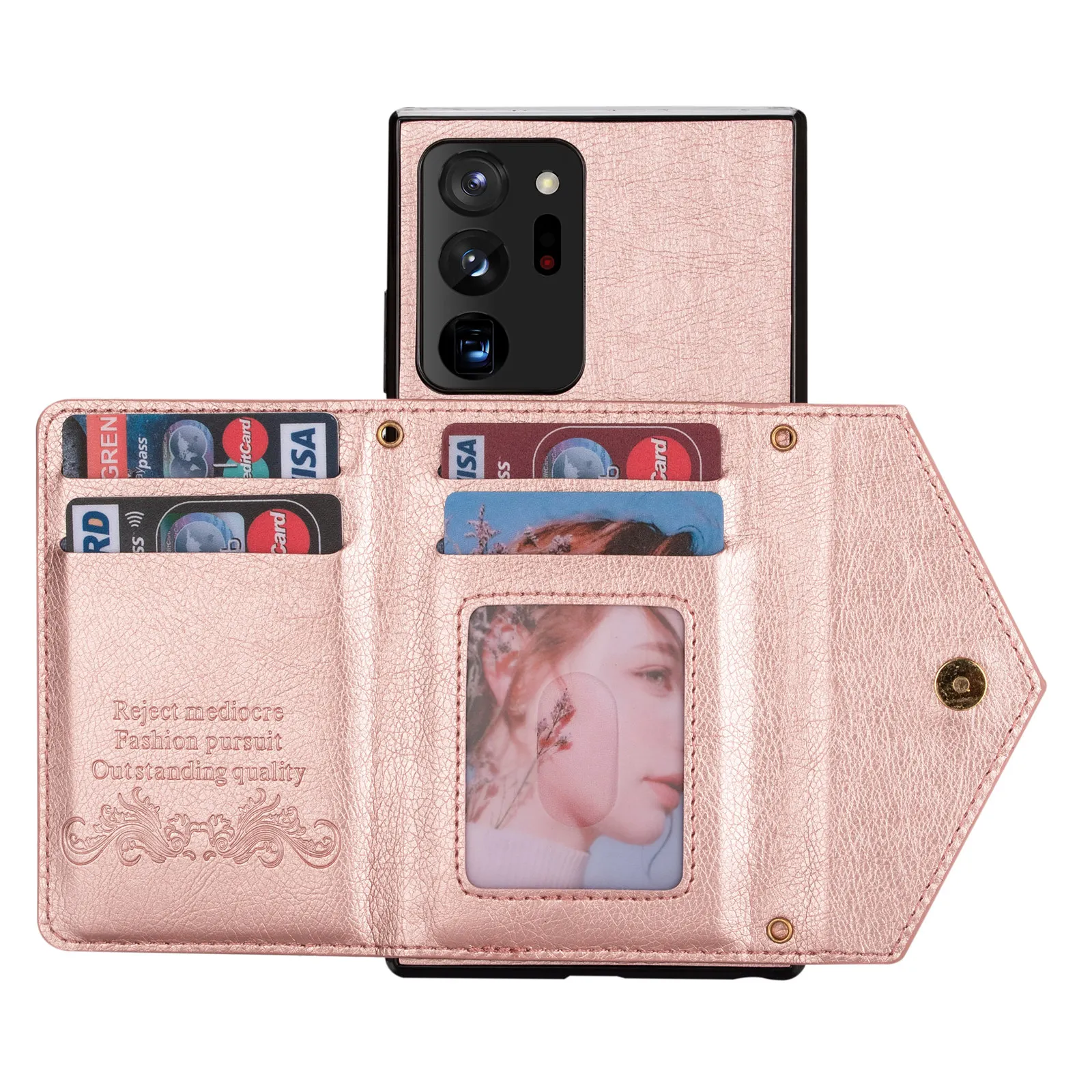 Luxury Crossbody Wallet Phone Case For Samsung Galaxy Note 20 S23 S22 S21 Ultra Plus FE Flip Leather Stand Zipper Pocket Card Holder Protective Cover 