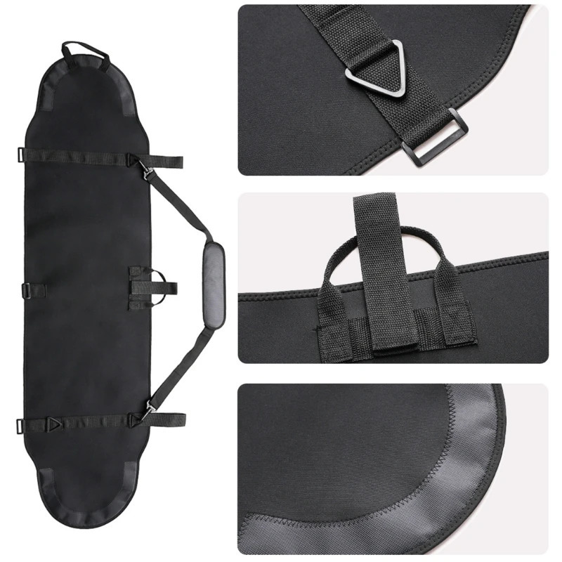 Ski Snowboard Bags Ski Snowboard Bag Scratch-Resistant Backpack Monoboard Plate Protective Case Skiing Snowboarding Snowboards Skis Carry Bag 231218