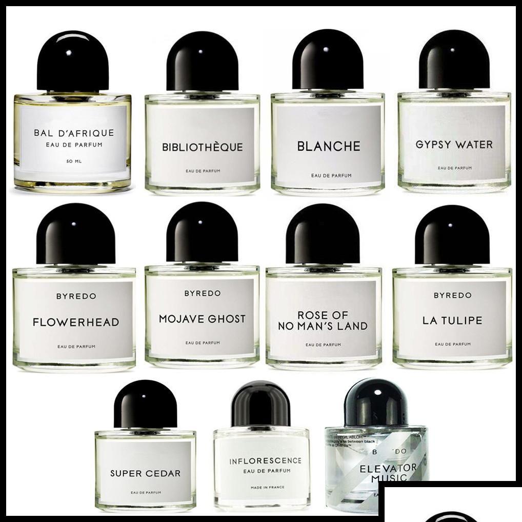 Perfume Bottle 15 Types Byredo Per Collection 100Ml 3.3Oz Fragrance Spray Bal Dafrique Gypsy Water Mojave Ghost Blanche Parfum High Qu Dhuya