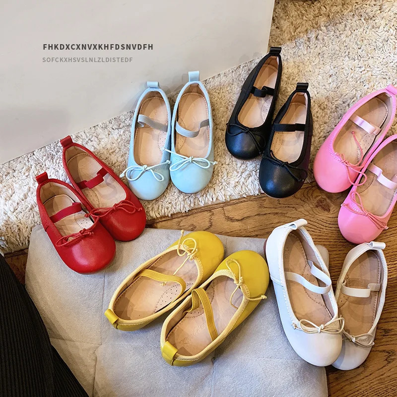 Flat shoes Kids Shoes Mary Janes Girls Flats Shoes Spring Autumn Summer Baby Princess Children Princess Students Shoes 231219