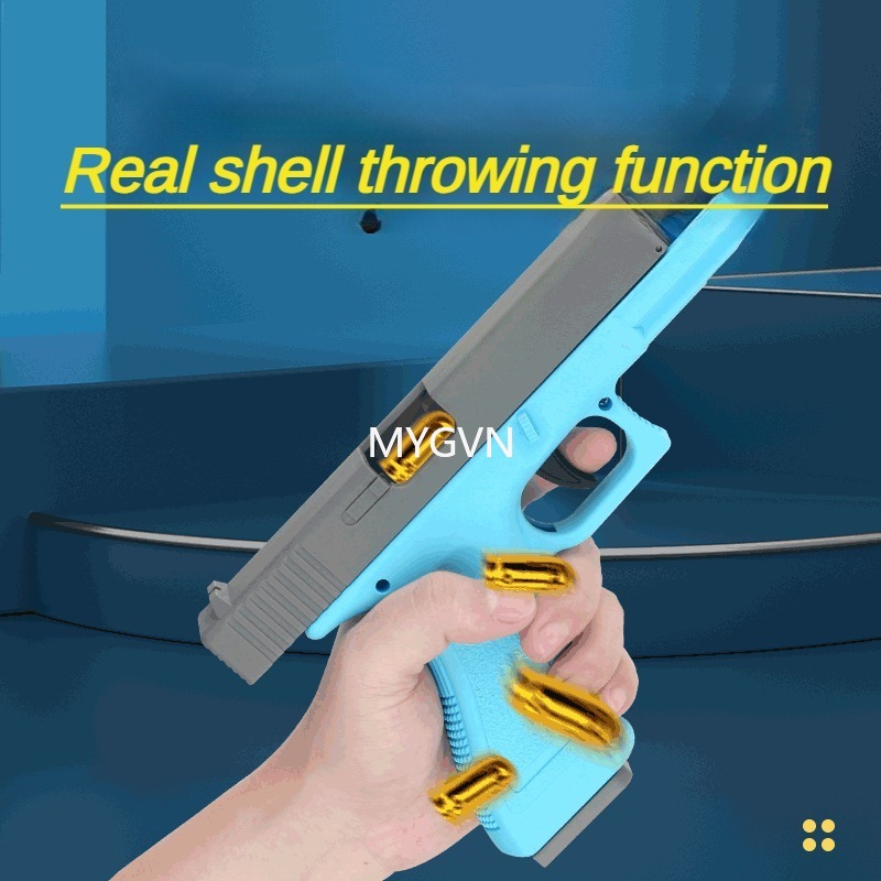 G17 M1911 Pistol Soft Bullet Toy Gun Manual Shell Ejection Blaster Launcher Child Adults Model Boys Birthday Gifts Outdoor Games