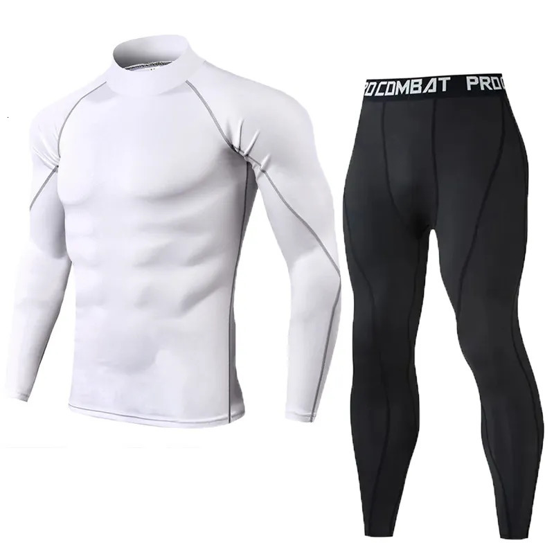Men s Compression Set Men Sportswear Gym Fitness Suits Training Jogging Sport Tights Clothing Rashguard Running Tracksuit 231220