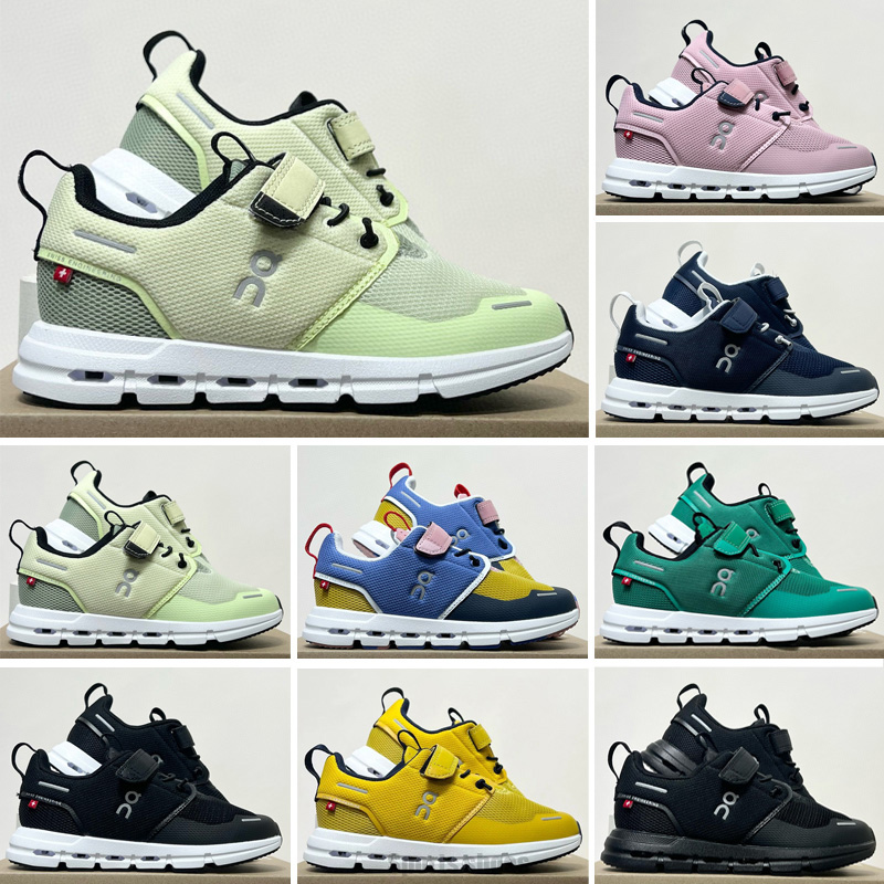 on Running cloud Sneakers Toddlers Designer shoes kids shoes boys girls Trainers children Authentic baby Outdoor Sports Shoe 22-35