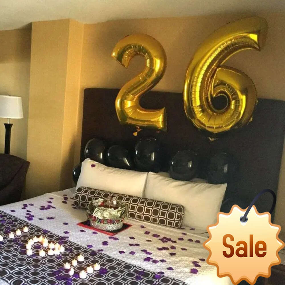 Black Gold Birthday Party Decorations 30 40 50 Years Old Birthday Adult 30th 40th 50th Birthday Background Backdrop Anniversary Party Favor Holiday Su - view 6